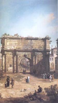 Canaletto Rome The Arch of Septimius Severus (mk25) Spain oil painting art