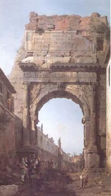 Canaletto The Arch of Titus (mk25) Spain oil painting art