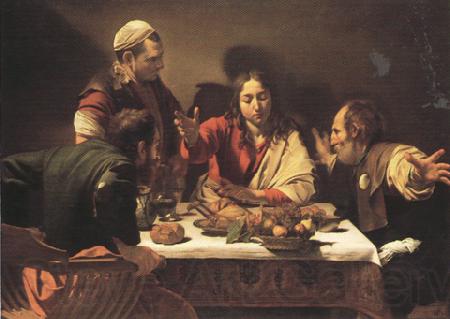 Caravaggio Supper at Emmans (mk33) Spain oil painting art
