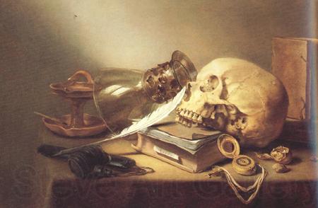 Ein Vanitas Stillleben Nn03 Pieter Claesz Grosshandelsolegemaldereproduktionen Europaisches Deutsch 23273