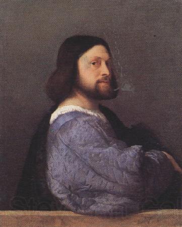 Titian Portrait of a Man (mk33) Norge oil painting art