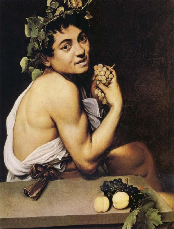 Caravaggio The Young Bacchus France oil painting art