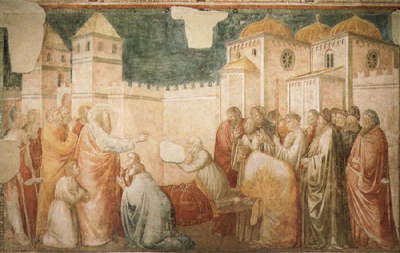 Giotto The Raising of Drusiana,Cappella Peruzzi Spain oil painting art