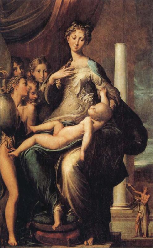 PARMIGIANINO Madonna of the Long Neck Norge oil painting art