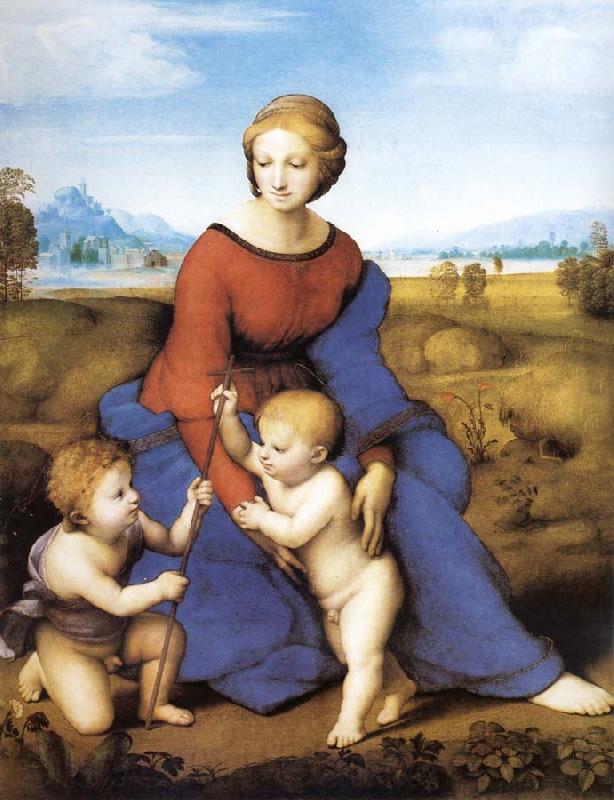 Raphael Madonna of the Meadows Norge oil painting art