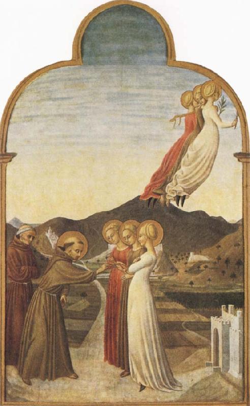 SASSETTA The Mystic Marriage of St Francis Norge oil painting art