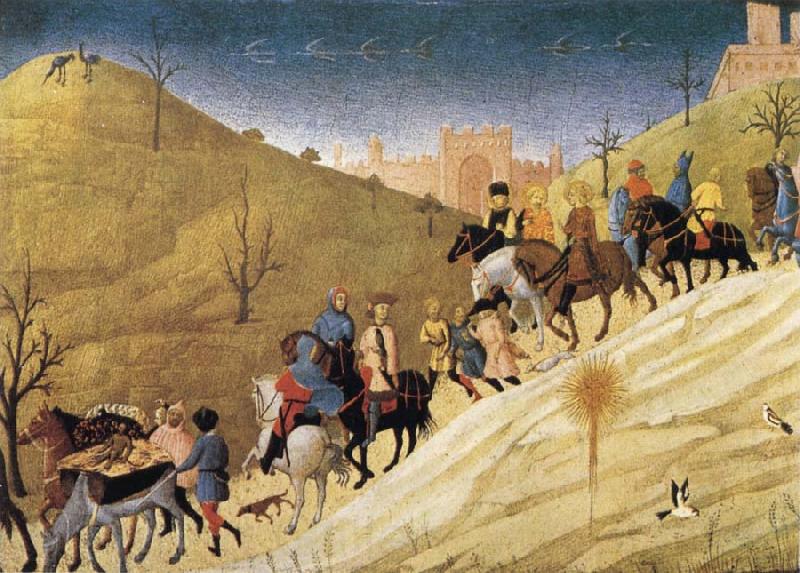 SASSETTA The Procession of the Magi Spain oil painting art