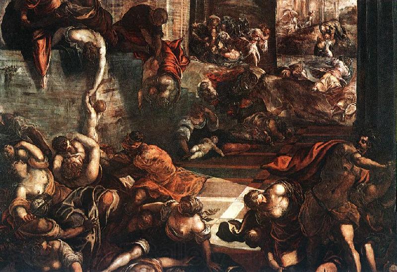 Tintoretto The Slaughter of the Innocents Spain oil painting art